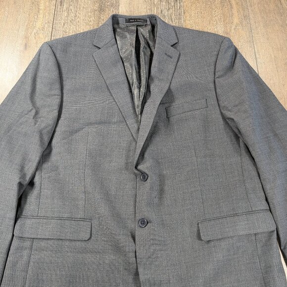Collection Michael Strahan Blazer Jacket Sport Coat Mens 48 Gray Career Office - Picture 1 of 13
